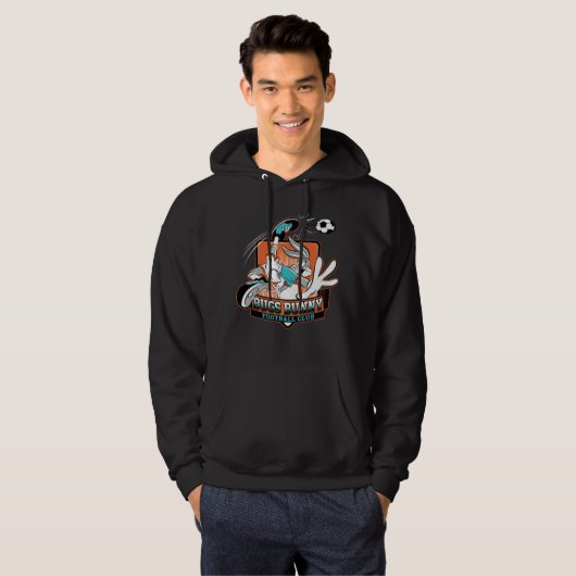 BUGS BUNNY™ Football Club Badge Hoodie (Voorkant volledig)