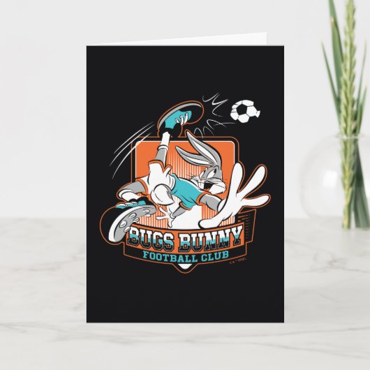 BUGS BUNNY™ Football Club Badge Kaart (Voorkant)