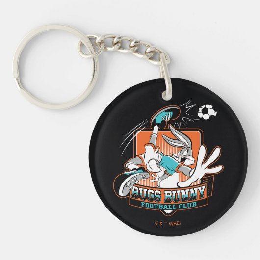 BUGS BUNNY™ Football Club Badge Sleutelhanger (Voorkant)
