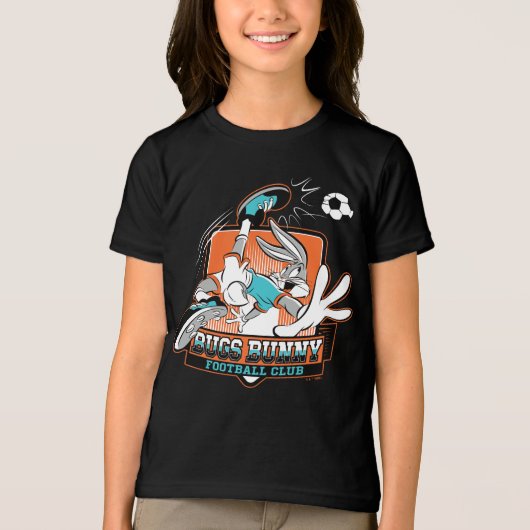 BUGS BUNNY™ Football Club Badge Tri-Blend Shirt (Voorkant)