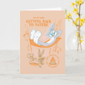 BUGS BUNNY™ gaat terug naar Natuur Kaart (Gele Bloem)