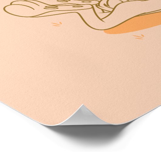 BUGS BUNNY™ gaat terug naar Natuur Poster (Hoek)