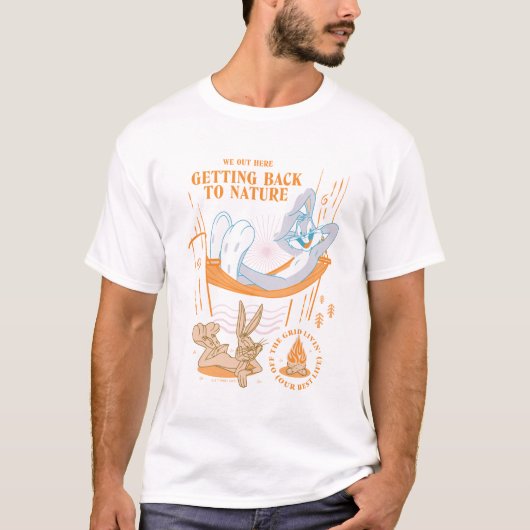 BUGS BUNNY™ gaat terug naar Natuur T-shirt (Voorkant)