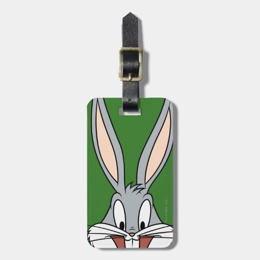 BUGS BUNNY™-glimlach Bagagelabel (Voorkant verticaal)