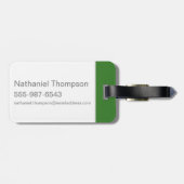 BUGS BUNNY™-glimlach Bagagelabel (Achterkant horizontaal)