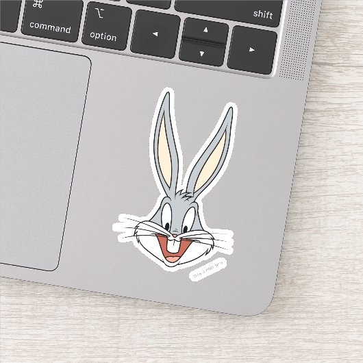 BUGS BUNNY™-glimlach Sticker (Detail)