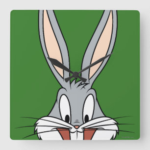 BUGS BUNNY™-glimlach Vierkante Klok