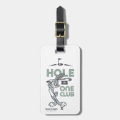 BUGS BUNNY™ Golfing - Hole in One Club Bagagelabel (Voorkant verticaal)
