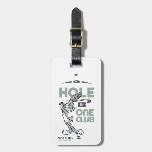 BUGS BUNNY™ Golfing - Hole in One Club Bagagelabel (Voorkant verticaal)