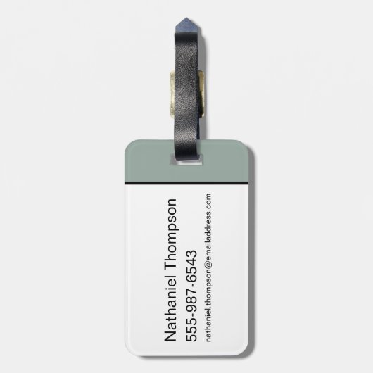 BUGS BUNNY™ Golfing - Hole in One Club Bagagelabel (Achterkant verticaal)