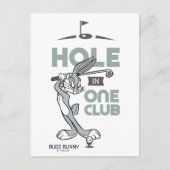 BUGS BUNNY™ Golfing - Hole in One Club Briefkaart (Voorkant)