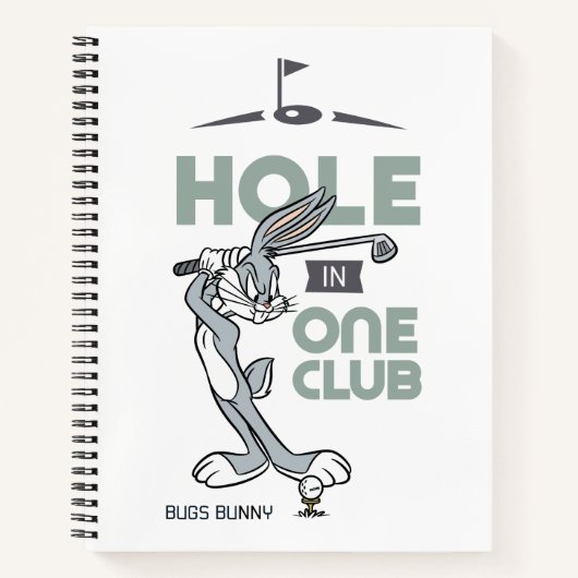 BUGS BUNNY™ Golfing - Hole in One Club Notitieboek (Voorkant)