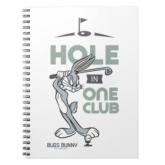 BUGS BUNNY™ Golfing - Hole in One Club Notitieboek (Voorkant)