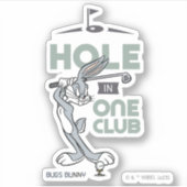 BUGS BUNNY™ Golfing - Hole in One Club Sticker (Voorkant)