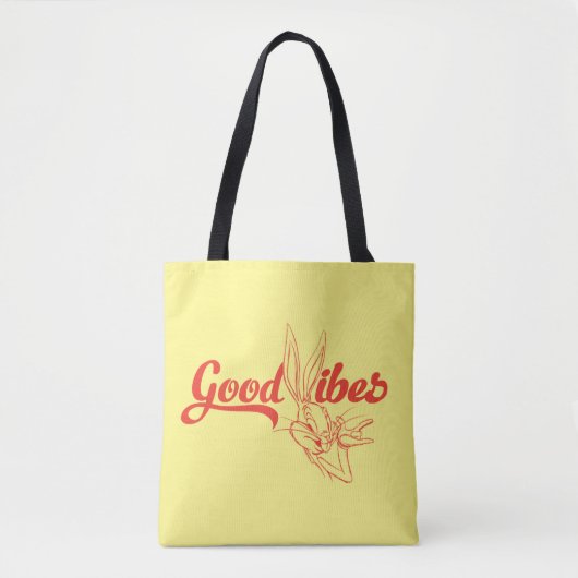 BUGS BUNNY™ | Good Vibes Tote Bag (Voorkant)