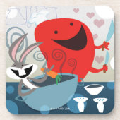 BUGS BUNNY™ & Gossamer Whimsical Meal Prep Bier Onderzetter (Voorkant)