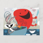 BUGS BUNNY™ & Gossamer Whimsical Meal Prep Briefkaart (Voorkant)