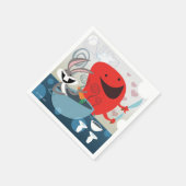 BUGS BUNNY™ & Gossamer Whimsical Meal Prep Servet (Hoek)