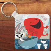 BUGS BUNNY™ & Gossamer Whimsical Meal Prep Sleutelhanger (Voorkant)