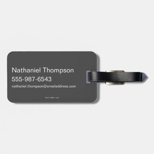 BUGS BUNNY™ | Handen op heupen Bagagelabel (Achterkant horizontaal)