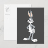 BUGS BUNNY™ | Handen op heupen Briefkaart (Voorkant / Achterkant)