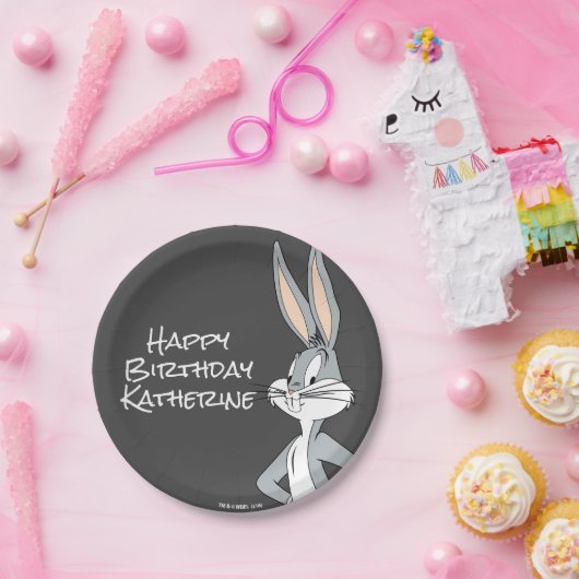 BUGS BUNNY™ | Handen op heupen Papieren Bordje (Feest)