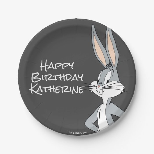 BUGS BUNNY™ | Handen op heupen Papieren Bordje (Voorkant)