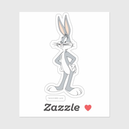 BUGS BUNNY™ | Handen op heupen Sticker (Vel)