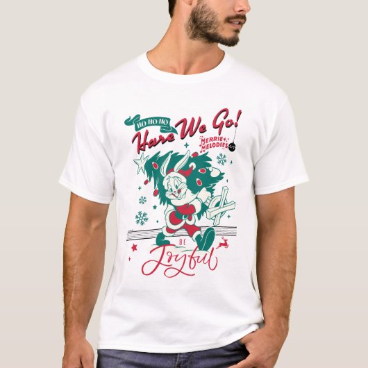 BUGS BUNNY™ - Ho Ho Ho, Daar gaan we! T-shirt (Voorkant)