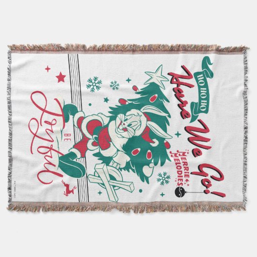 BUGS BUNNY™ - Ho Ho Ho, Hare we gaan! Deken (Voorkant)