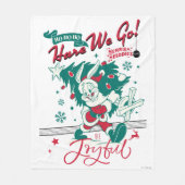 BUGS BUNNY™ - Ho Ho Ho, Hare we gaan! Fleece Deken (Voorkant)