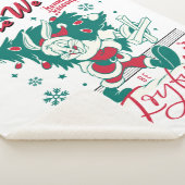 BUGS BUNNY™ - Ho Ho Ho, Hare we gaan! Sherpa Deken (3/4)