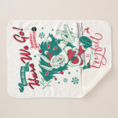 BUGS BUNNY™ - Ho Ho Ho, Hare we gaan! Sherpa Deken (Voorkant (horizontaal))