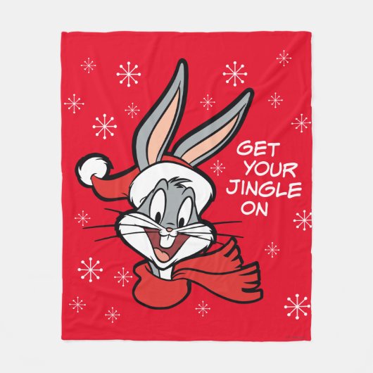 BUGS BUNNY™ Holiday Cheer Fleece Deken (Voorkant)