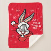 BUGS BUNNY™ Holiday Cheer Sherpa Deken (Voorkant)