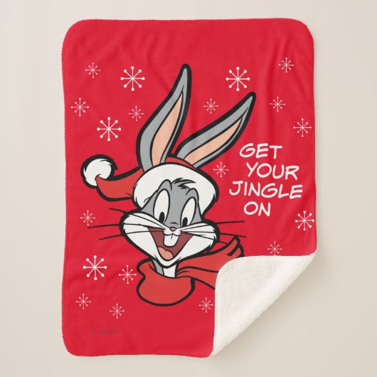 BUGS BUNNY™ Holiday Cheer Sherpa Deken (Voorkant)