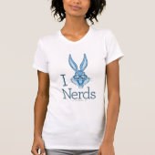 BUGS BUNNY™ - I Love Nerds T-shirt (Voorkant)