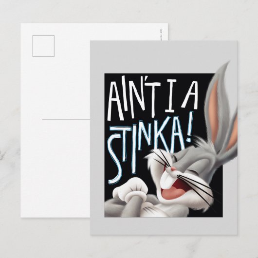BUGS BUNNY™... ik ben geen Stinka. Briefkaart (Voorkant / Achterkant)