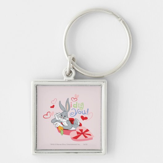 BUGS BUNNY™ Ik Graaf Jou! Sleutelhanger (Voorkant)