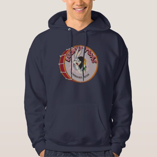 BUGS BUNNY™ Inside LOONEY TUNES™ Drum Hoodie (Voorkant)
