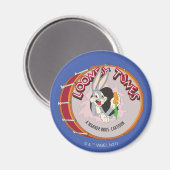 BUGS BUNNY™ Inside LOONEY TUNES™ Drum Magneet (Voorkant / Achterkant)