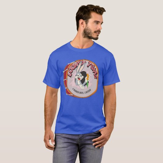 BUGS BUNNY™ Inside LOONEY TUNES™ Drum T-shirt (Voorkant volledig)