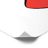 BUGS BUNNY™ Kerstman Poster (Hoek)