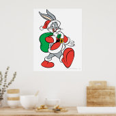 BUGS BUNNY™ Kerstman Poster (Keuken)