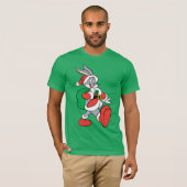 BUGS BUNNY™ Kerstman T-shirt (Voorkant volledig)