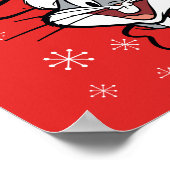 BUGS BUNNY™ Kerstvreugde Poster (Hoek)