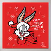BUGS BUNNY™ Kerstvreugde Poster (Voorkant)
