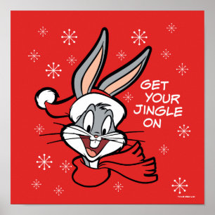 BUGS BUNNY™ Kerstvreugde Poster