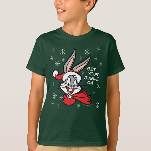 BUGS BUNNY™ Kerstvreugde T-shirt (Voorkant)