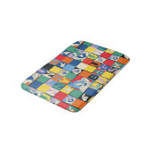 BUGS BUNNY™ Kleurrijke Naam en Gezichtschecker Badmat (Gekanteld)